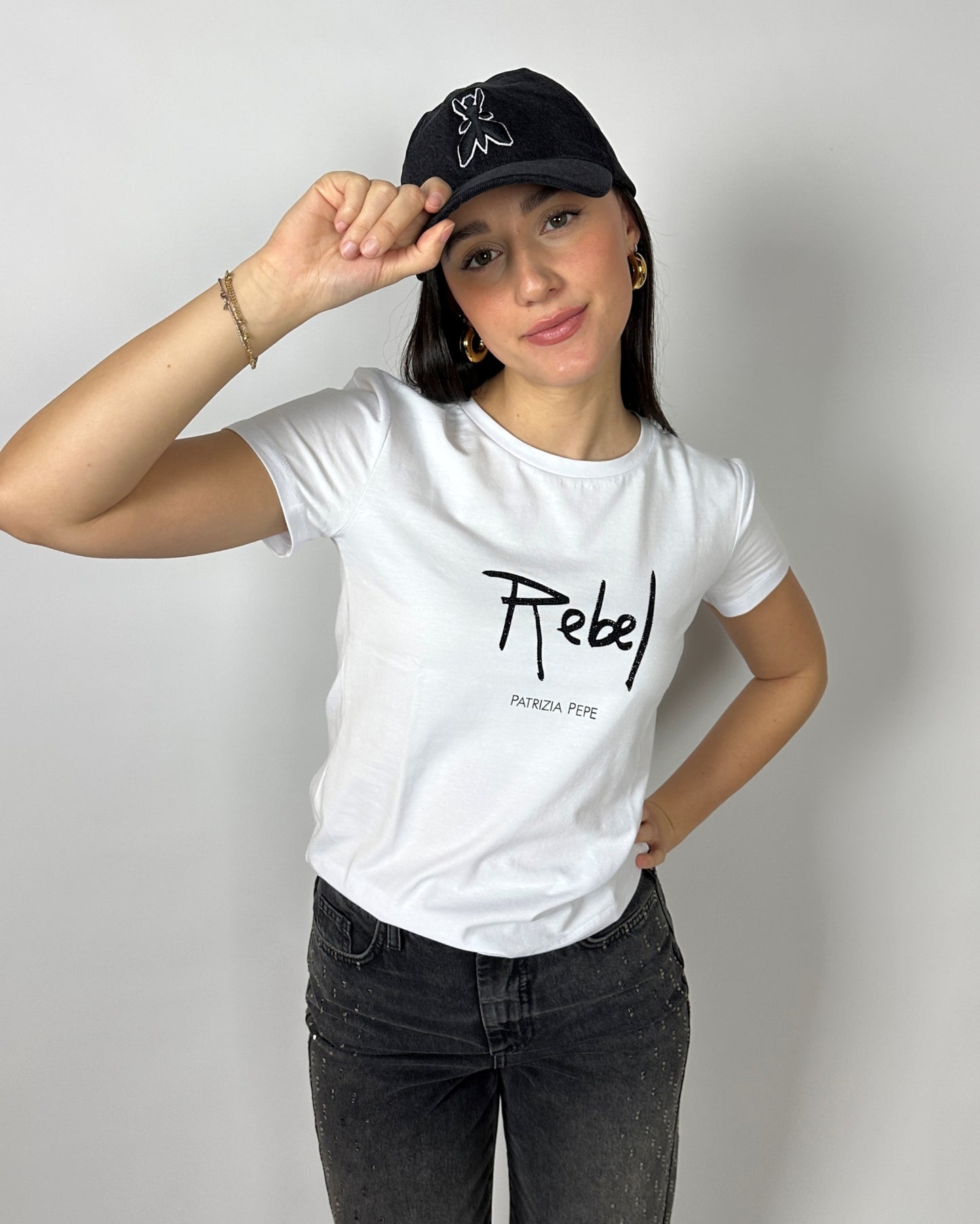 T-shirt Rebel in cotone
