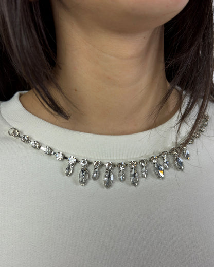 Felpa morbida con strass