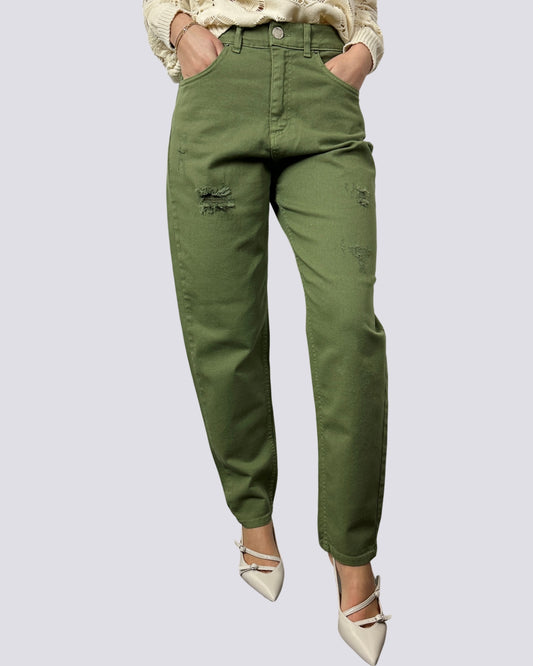 Gsd Jeans Carrot Militare