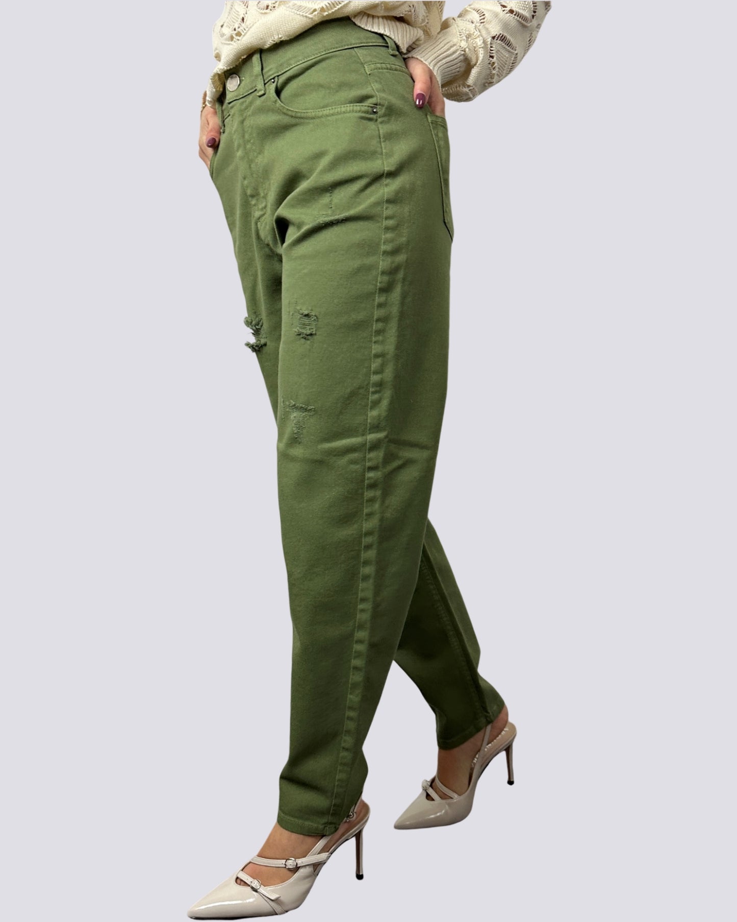 Gsd Jeans Carrot Militare