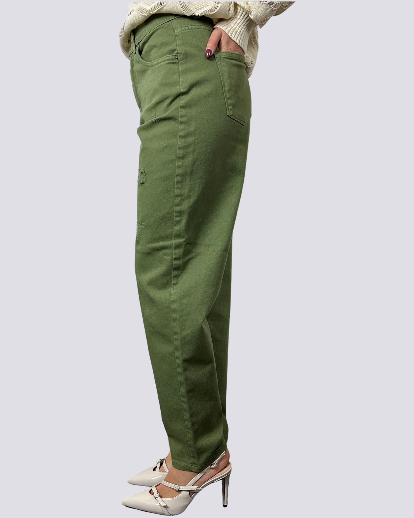 Gsd Jeans Carrot Militare