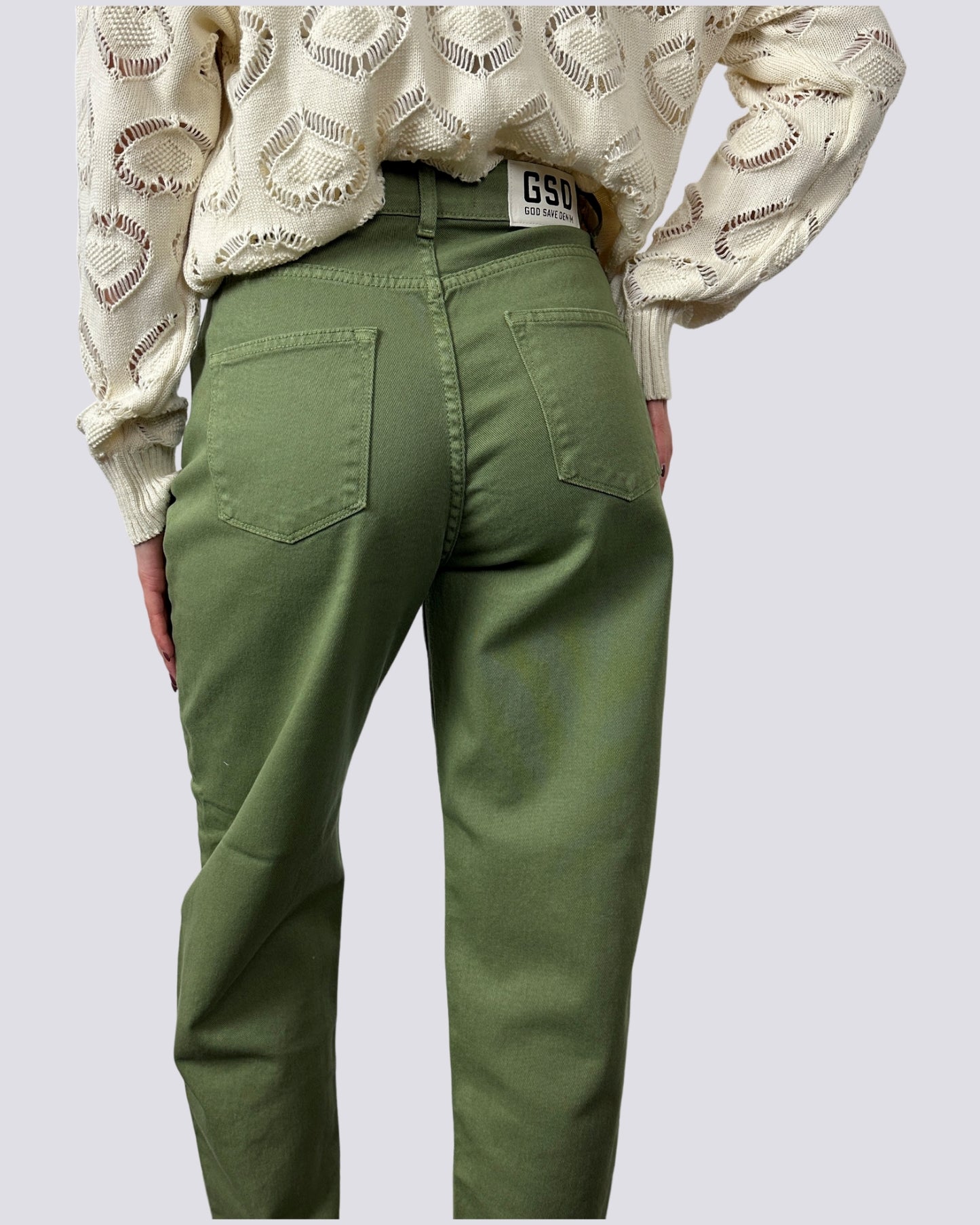 Gsd Jeans Carrot Militare