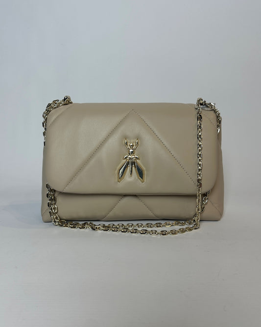 Borsa Tracolla Fly Padded Beige