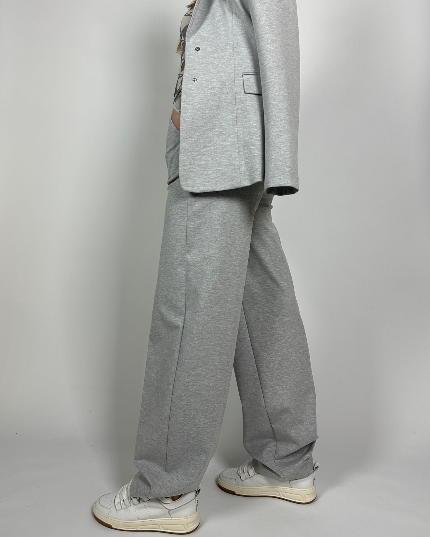 Pantaloni dritti Grigio