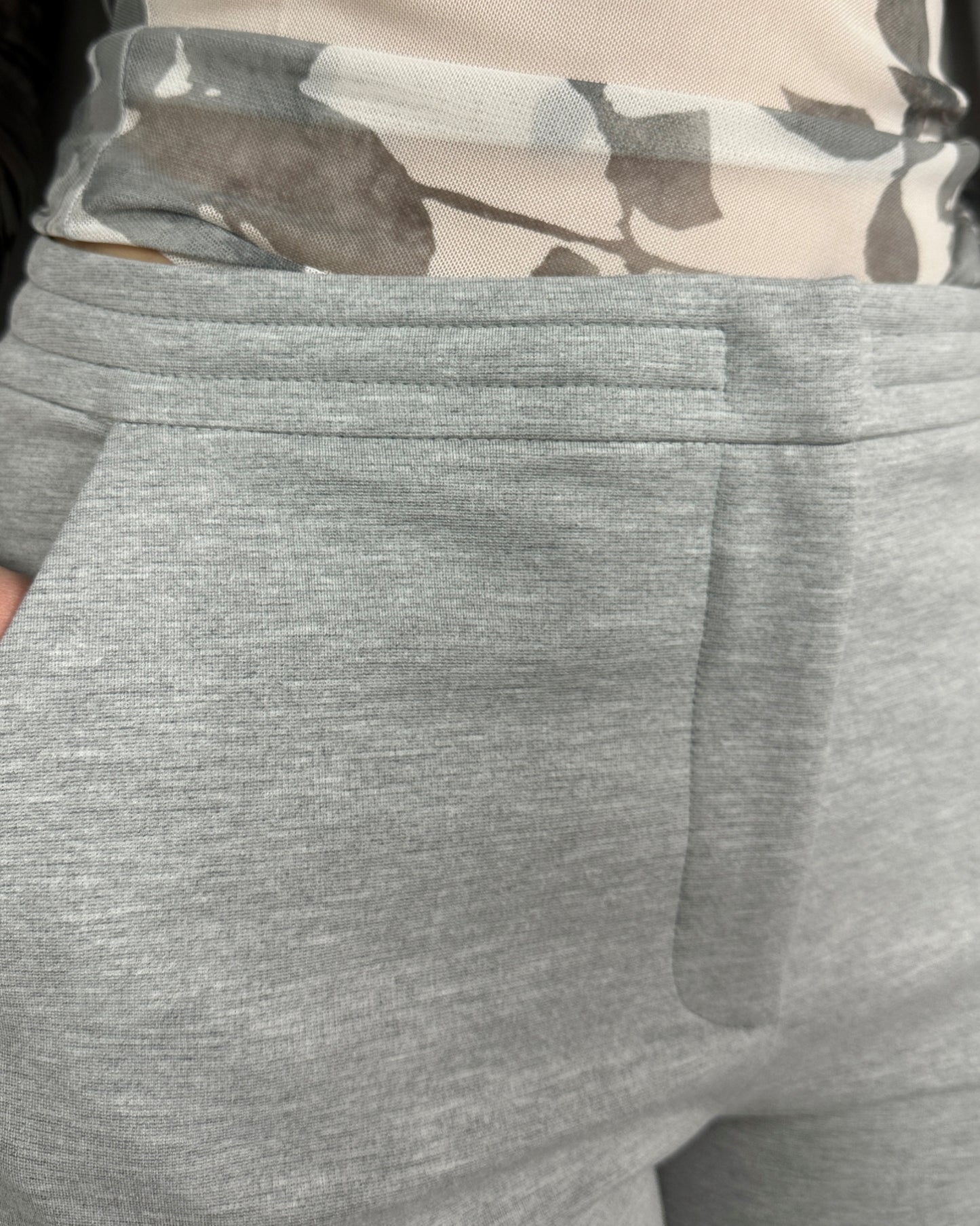 Pantaloni dritti Grigio